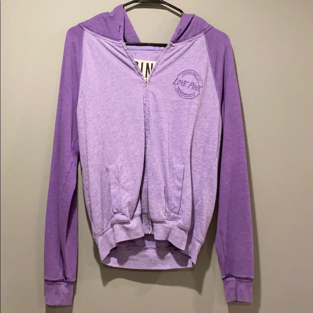 Victoria Secret PINK purple zip up